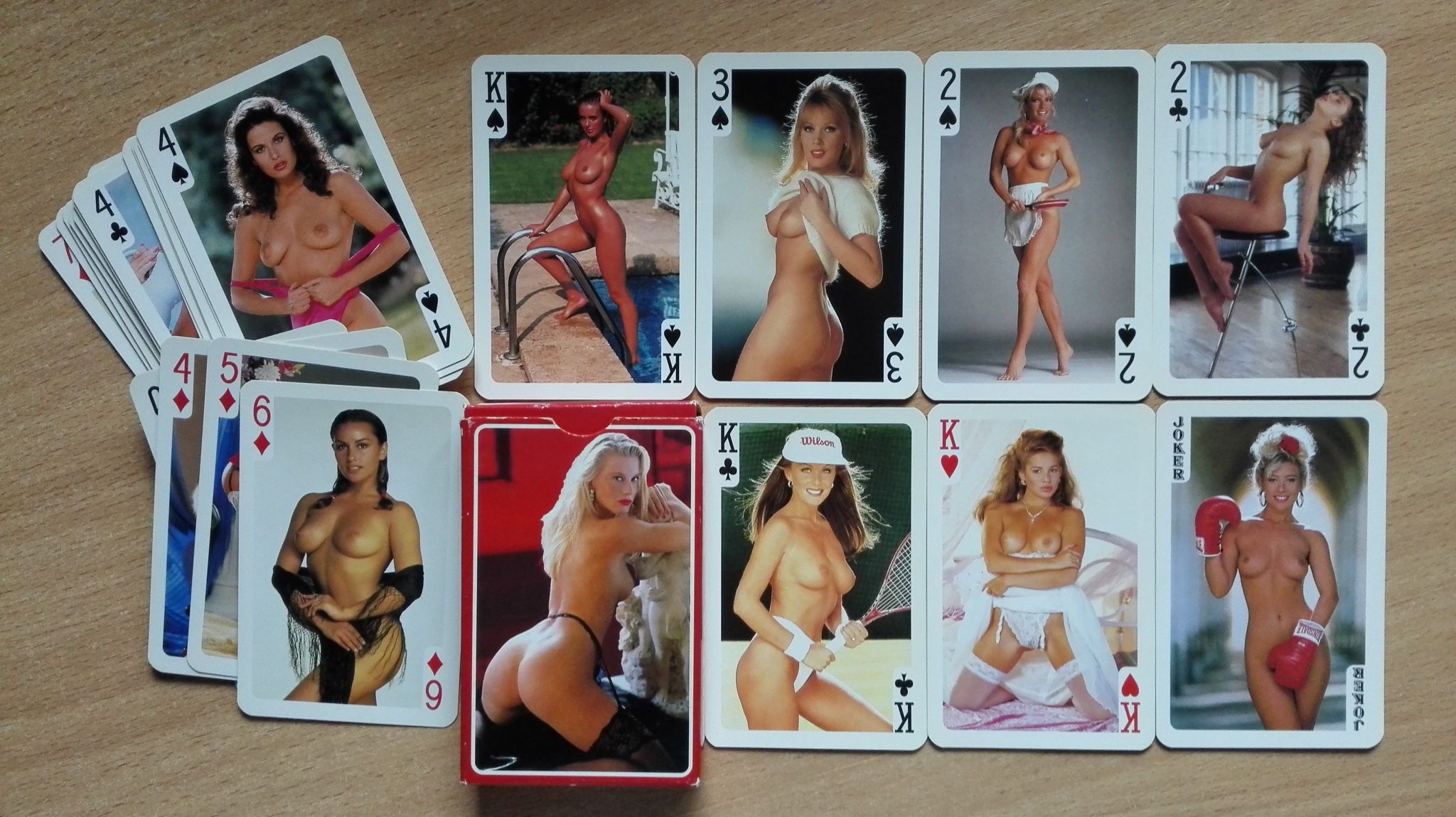 Vintage Erotic Playing Cards Pin Up Girls Nude Playing Cards