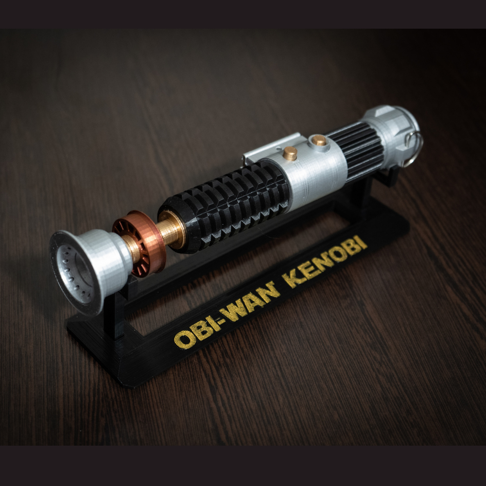 OBI-WAN KENOBI - Sabre Laser Obi-Wan Kenobi - Collier Pendentif 3D :  : Bijoux S1 Studio Star Wars
