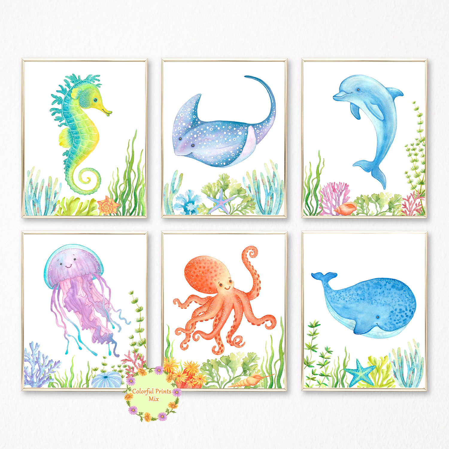 Under The Sea Nursery Wall Art