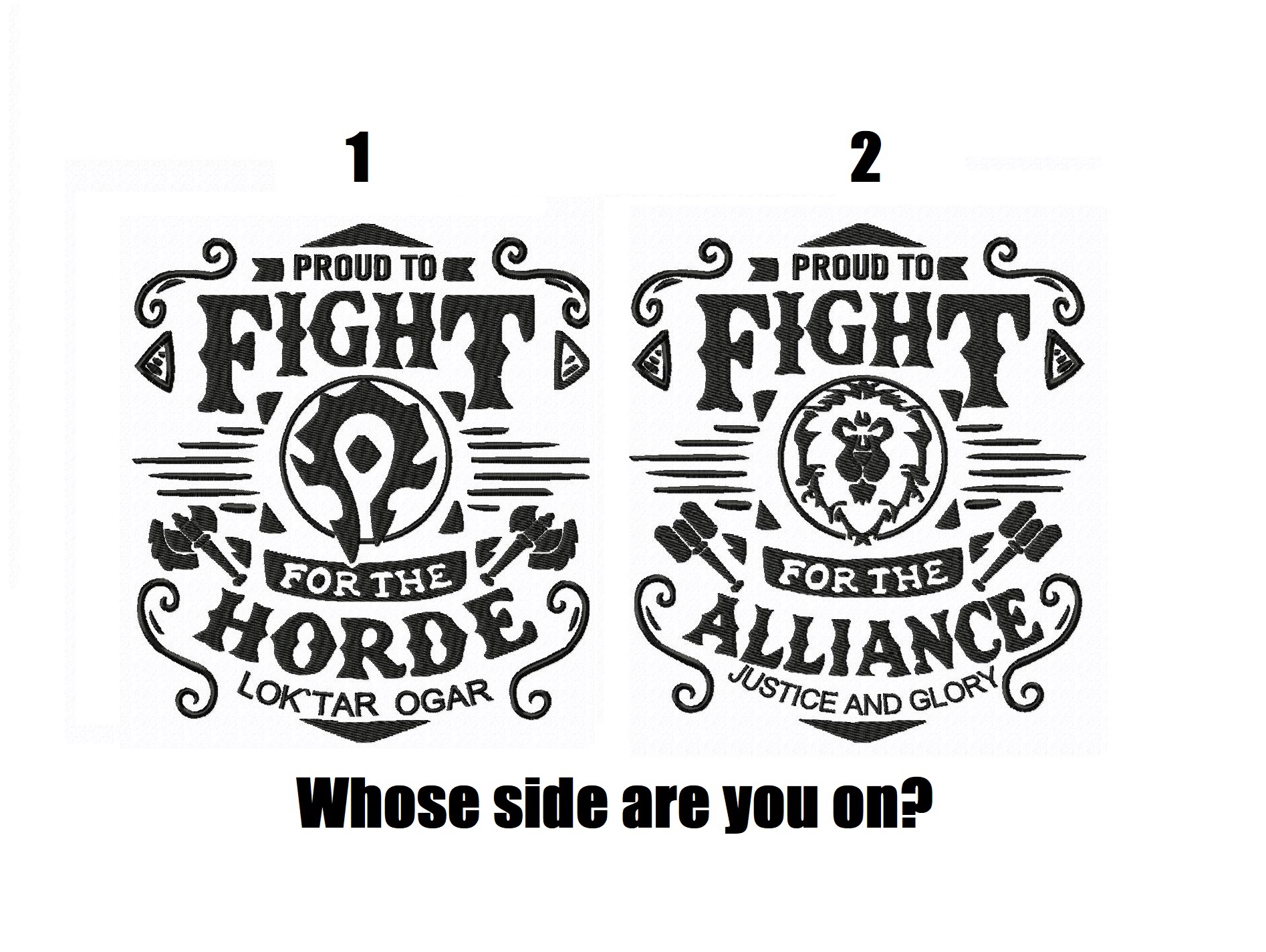 Digital Design - Horde-Alliance Logo