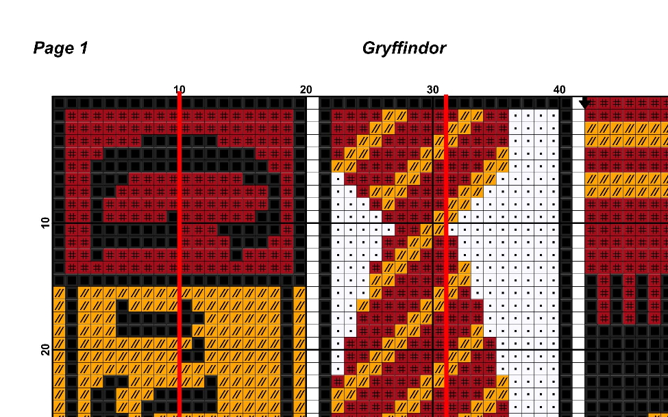 Bookmark cross stitch PDF pattern - Crealandia