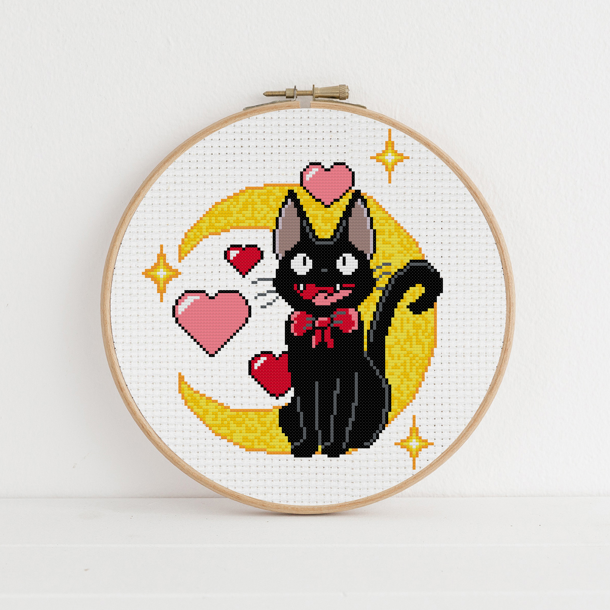 Kiki and Jiji cross stitch pattern. Witch's delivery service