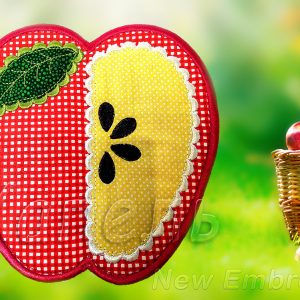 ITH design Digital embroidery Patterns Pot Holders Kitchen Decor