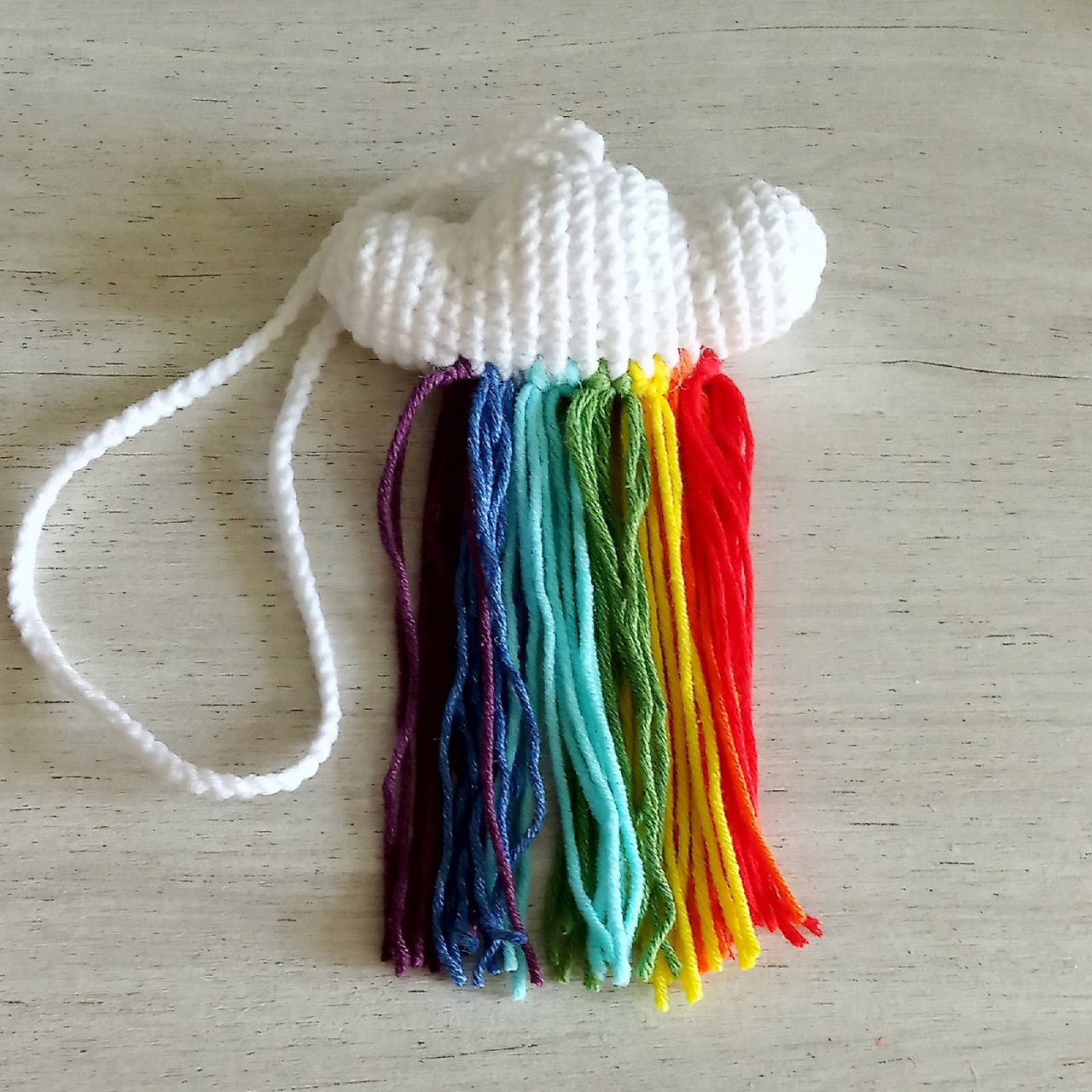 Rainbow car accessory. Hanger Rear view mirror. Window decor