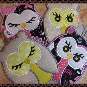Embroidery designs Digital embroidery Patterns ITH OWL DAY-NIGHT