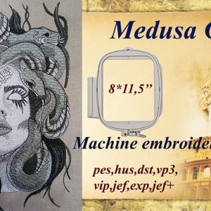 Design Embroidery Machine Patterns Design DIGITAL EMBROIDERY Medusa Gorgon