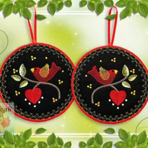 Embroidery ITH design Digital embroidery Patterns "One bird"