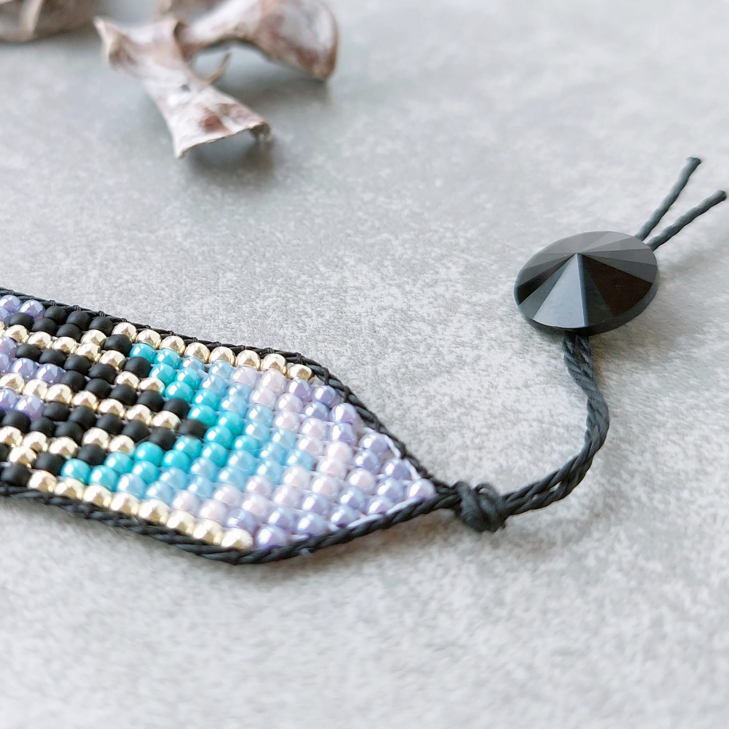 Boho style beaded bracelet 3 Boho style beaded bracelet - Image 3