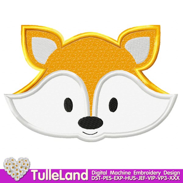 Baby Fox for Girls Machine embroidery design