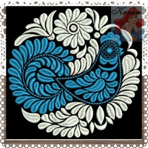 Machine Embroidery design Digital "Birdie" Russian folklore