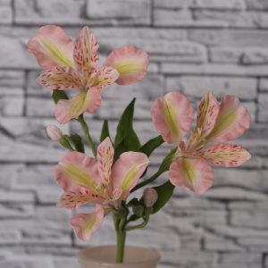Alstroemeria porcelain flowers