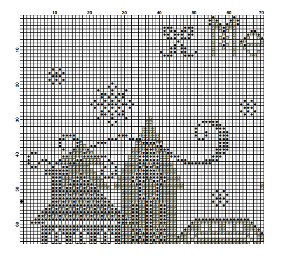 Merry Christmas Sampler Cross Stitch Pattern Winter Primitive PDF 132 -  Crealandia