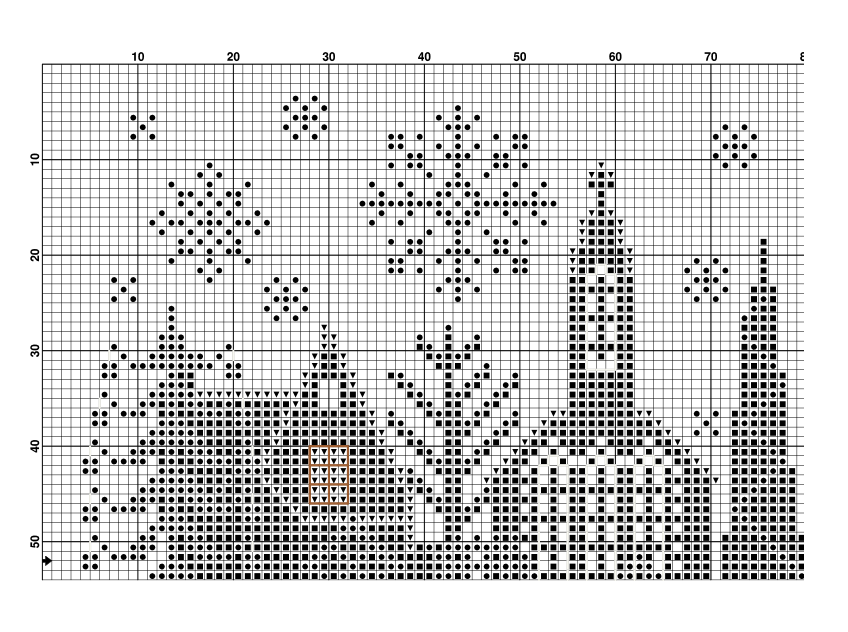 Christmas Sampler Cross Stitch Pattern Winter Primitive Download PDF 138 -  Crealandia