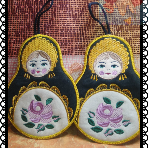 ITH design Digital embroidery Patterns "Nesting doll - Matryoshka4"