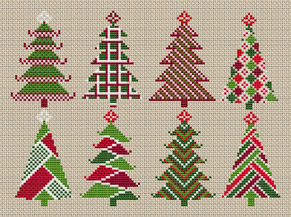 Christmas Ornaments Cross Stitch Patterns Digital Download (Download Now) -    Christmas cross stitch patterns free, Halloween cross stitch  patterns, Christmas cross stitch