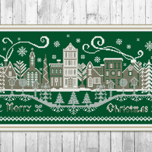 Handmade Marketplace 567 Christmas Sampler Cross Stitch Pattern Winter Primitive Download PDF 138