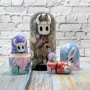 Hollow Knight Nesting dolls 7 inches (17,5 cm) Shelf decorations Russian matryoshka.