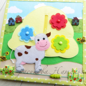 PDF Pattern Farm Quiet Book, Quiet book for toddlers
