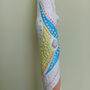 Energy Cleansing, Talking Stick with Quartz Stone, Protective