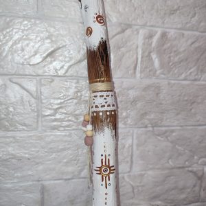 Talking Stick, Painted Drift wood, Aboriginal Art, Bogemian
