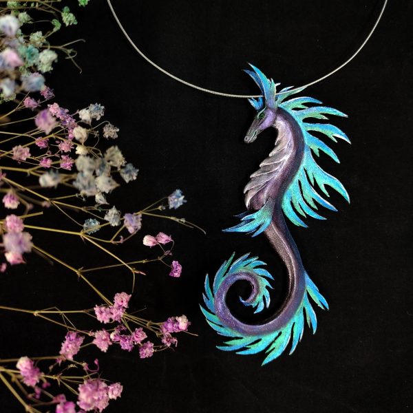 hippocampus jewelry artwork