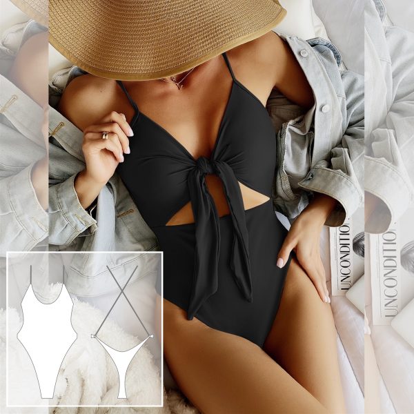 Swimsuit pattern. Sewing pattern. Bikini pattern PDF.
