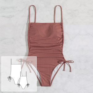 Swimsuit pattern. Sewing pattern. Bikini pattern PDF.