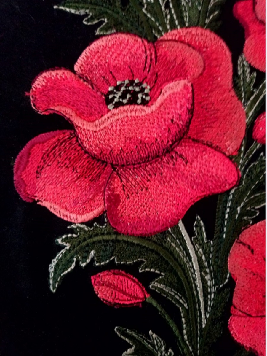 Design Embroidery Machine Patterns Design DIGITAL EMBROIDERY Poppies 2 Design Embroidery Machine Patterns Design DIGITAL EMBROIDERY Poppies - Image 3