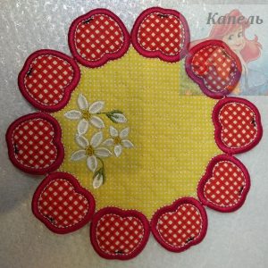 ITH design Digital embroidery Patterns Pot Holders Kitchen Decor