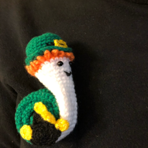 This tiny brooch is St. Patrick’s snail.