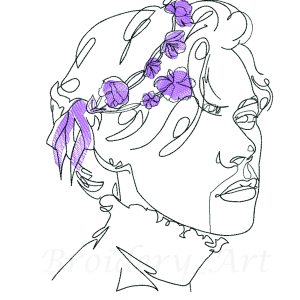 Harry Stylis machine embroidery design