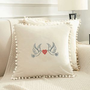 Wedding Pigeons Machine embroidery Design
