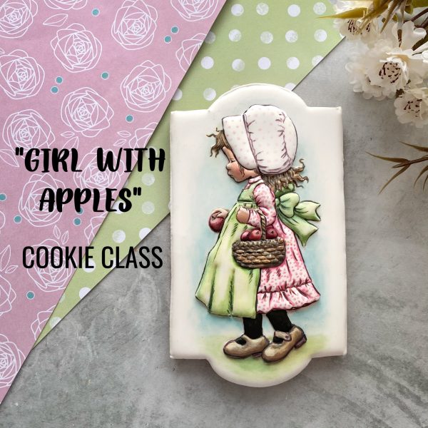 Cookie - Girl with apples