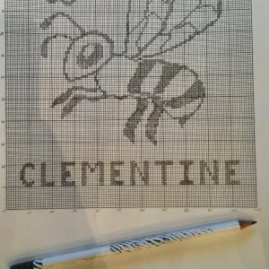 Drawing up an individual pattern for knitting a plaid