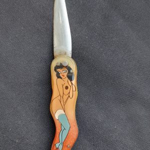 Handmade knife girl old Vintage Soviet manufactured in a Soviet prison