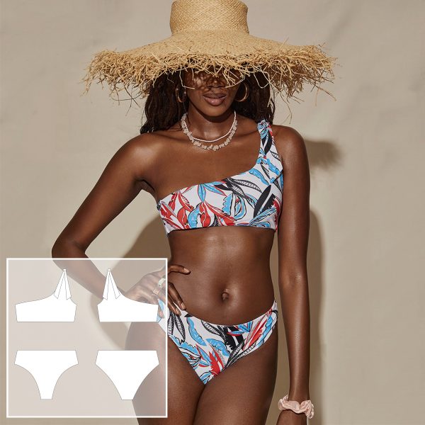 Bikini pattern. Sewing pattern. Swimsuit pattern PDF.
