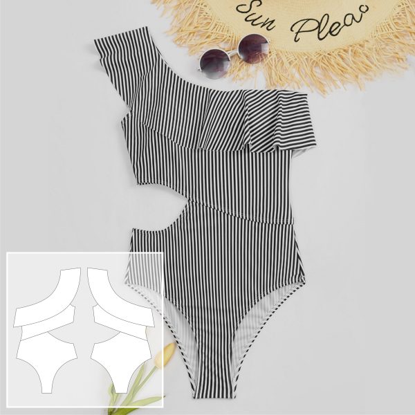 Swimsuit pattern. Sewing pattern. Bikini pattern PDF.