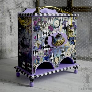 Handmade Marketplace 672 Tea house Alice for disposable tea bags