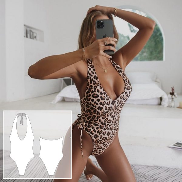 Swimsuit pattern. Sewing pattern. Bikini pattern PDF.