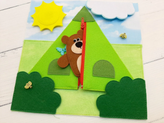 Sewing pattern, Quiet book page ideas 8 Sewing pattern, Quiet book page ideas - Image 8