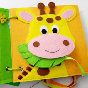 AFRICAN Quiet Book Pattern,Felt book Template