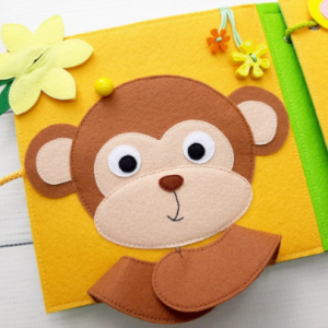 AFRICAN Quiet Book Pattern,Felt book Template