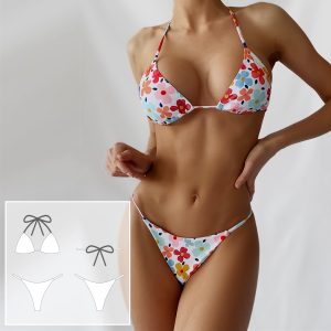 Bikini pattern. Sewing pattern. Swimsuit pattern PDF.