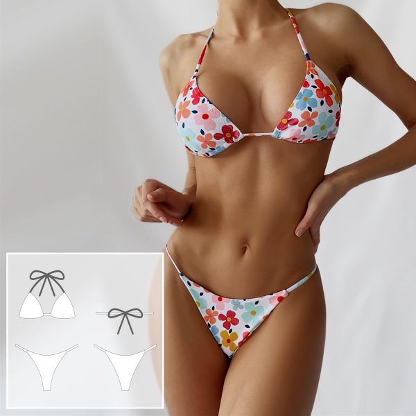 Bikini pattern. Sewing pattern. Swimsuit pattern PDF.