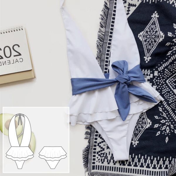 Swimsuit pattern. Sewing pattern. Bikini pattern PDF.