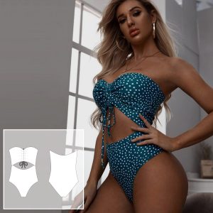 Swimsuit pattern. Sewing pattern. Bikini pattern PDF.