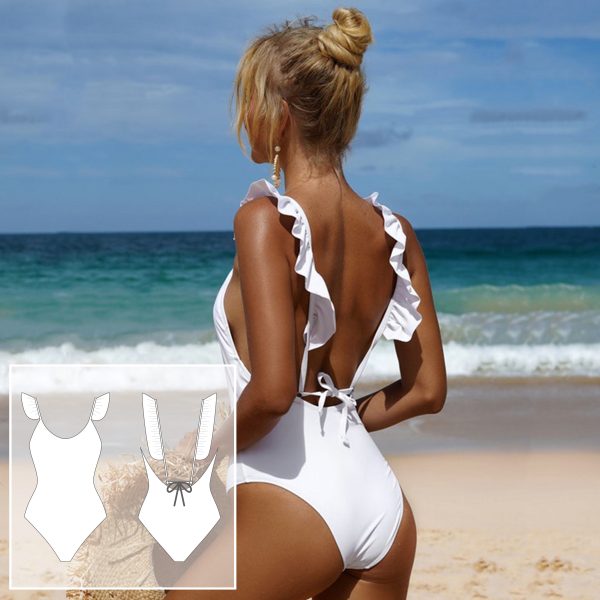 Swimsuit pattern. Sewing pattern. Bikini pattern PDF.