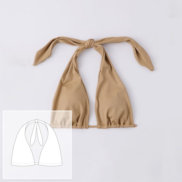 Bikini top pattern. Swimsuit pattern. Bikini pattern PDF.