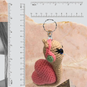 Lovely snail key chain