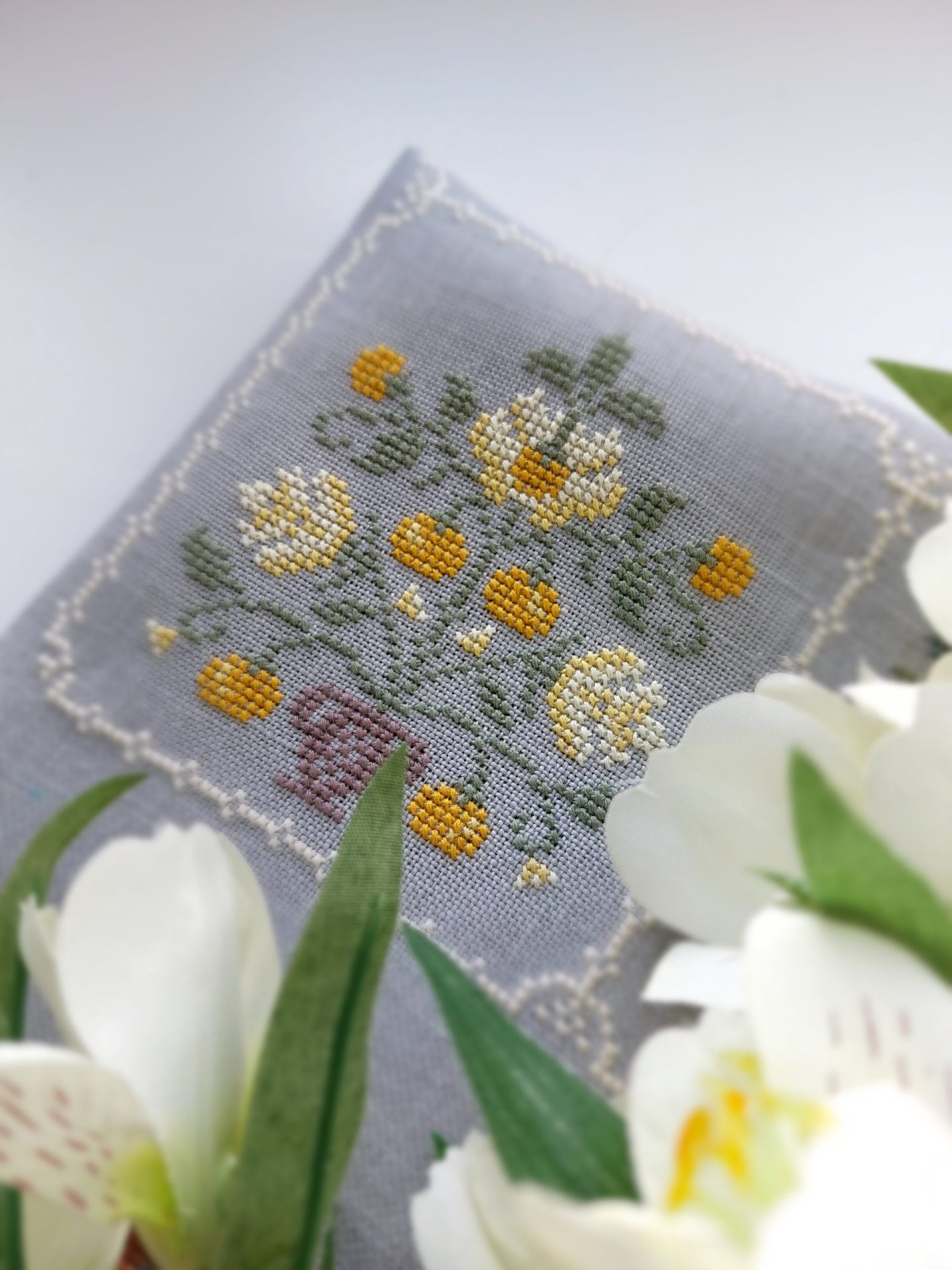 Orange tree Primitive cross stitch pattern PDF, Citrus fruit sampler 5 Orange tree Primitive cross stitch pattern PDF, Citrus fruit sampler - Image 5